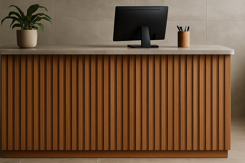 Wooden Counter Cladding